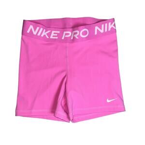 Nike Pro biker shorts pink women's size Medium new without tags